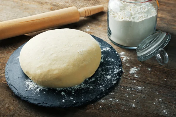 Fresh prepared dough — Stock Photo, Image