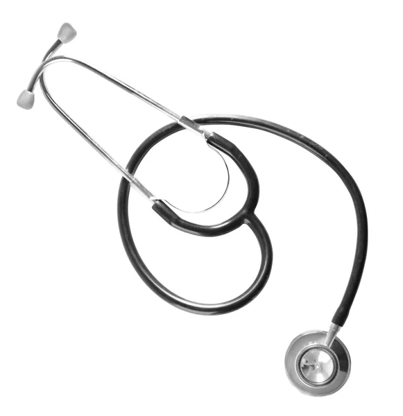 Medyczny stetoskop biały — Zdjęcie stockowe