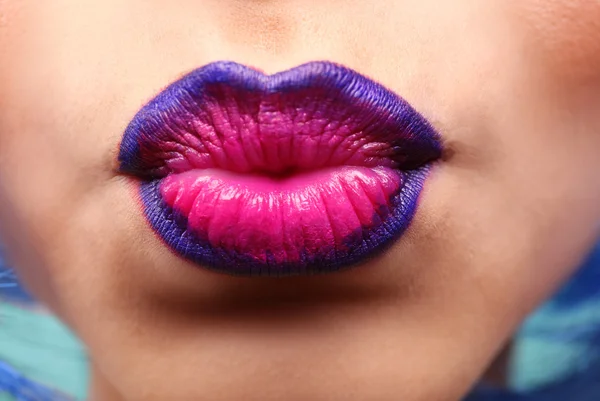 Schöne weibliche Lippen — Stockfoto