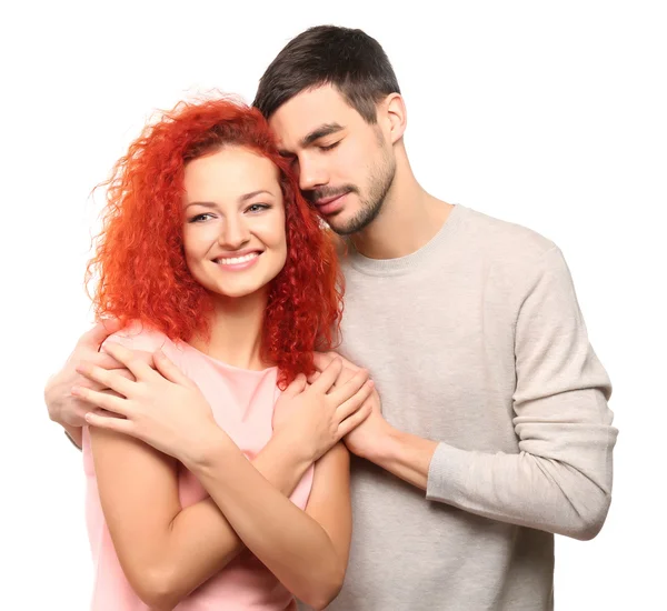 Feliz jovem casal — Fotografia de Stock