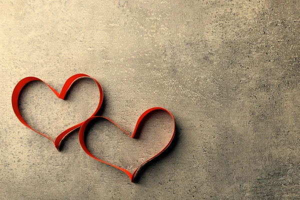 Aftelkalender voor Valentijnsdag hart — Stockfoto