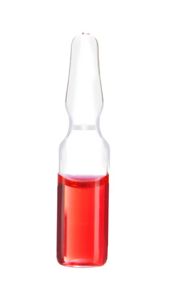 Ampolla médica sobre blanco — Foto de Stock
