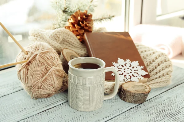 Tazza di bevanda calda — Foto Stock