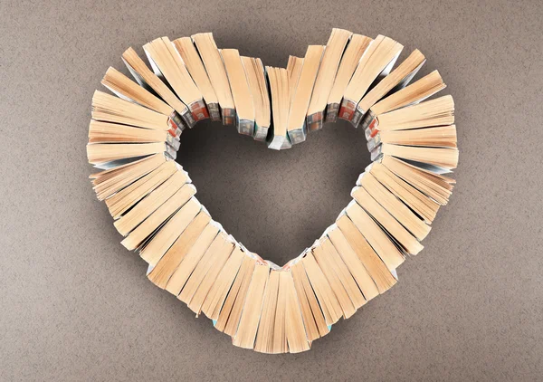 The heart of books — Stock Photo, Image