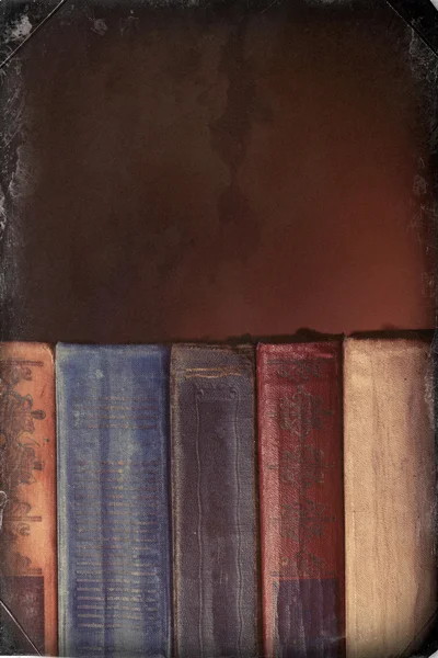 Vieux livres close-up — Photo