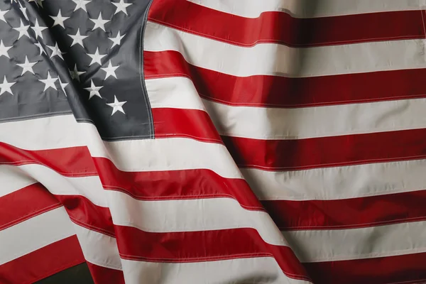 Waving American flag — Stock Photo, Image