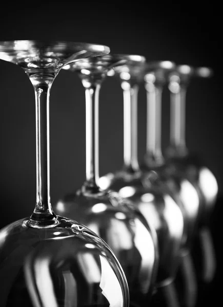 空のワイングラス — ストック写真