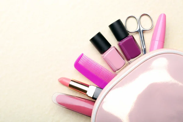 Set of cosmetics, closeup — Stock Photo, Image