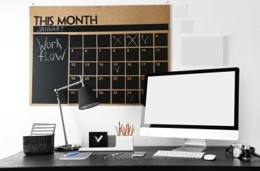 Çalışma alanı ile modern bilgisayar