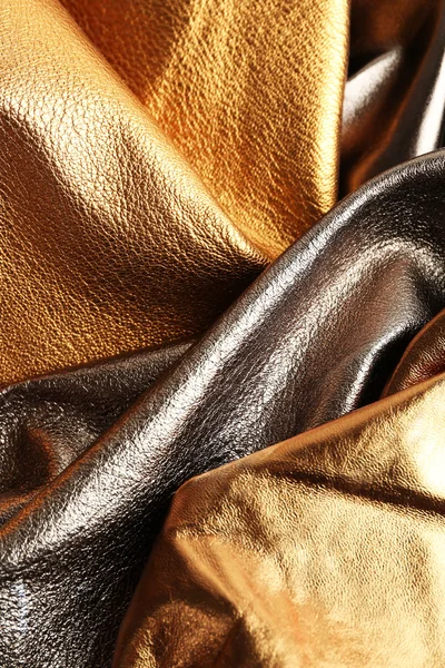 Olika läder texture närbild — Stockfoto