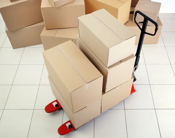 Manual pallet truck — Stock Photo, Image