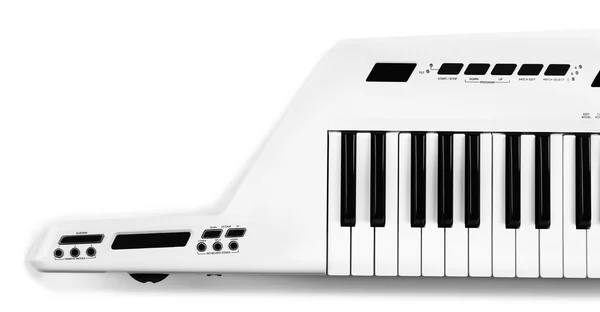 音频的合成器键盘 — 图库照片