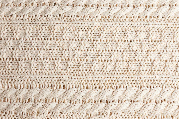 Textura tricotada, fundo abstrato — Fotografia de Stock