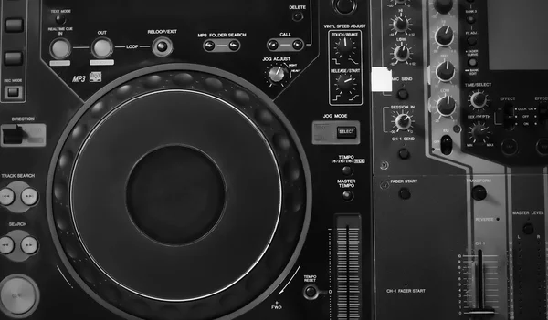 DJ mezclador primer plano — Foto de Stock