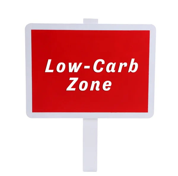 Low-Carb Zone text — Stock Photo, Image