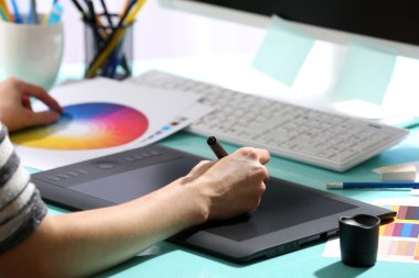 El çizimi Grafik Tablet