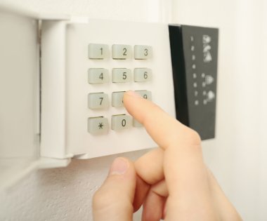 Güvenlik alarmı tuş takımı 