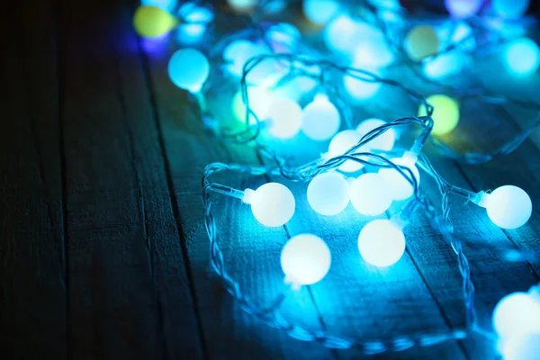 Electric Christmas garland — Stock Photo, Image