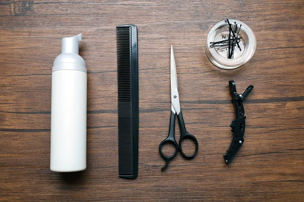 Fryzjer zestaw narzędzi — Zdjęcie stockowe