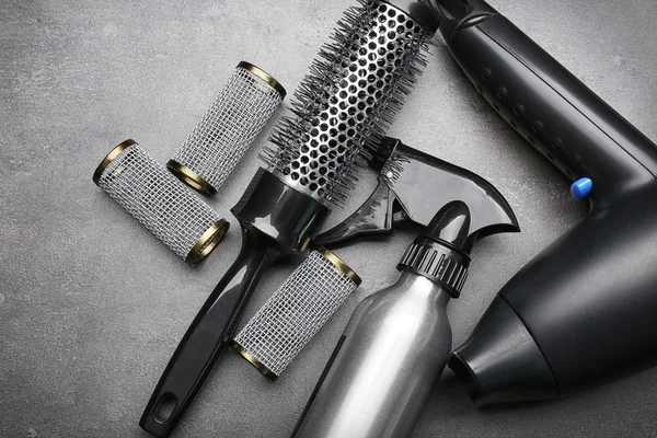 Set de coiffeur avec outils — Photo