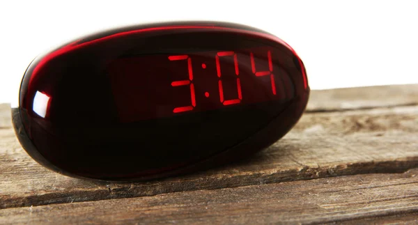 Digital clock closeup — Stock Photo, Image