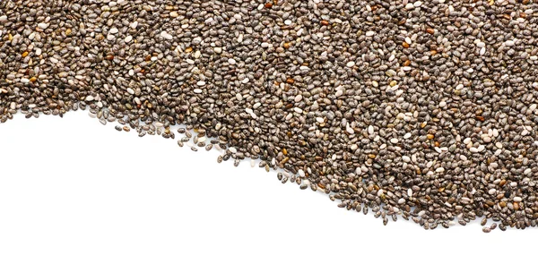 Frame of chia seeds — Stock Photo, Image