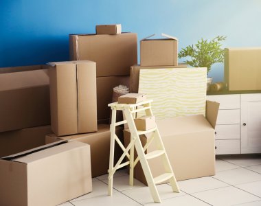 Ev eşyaları Paketli