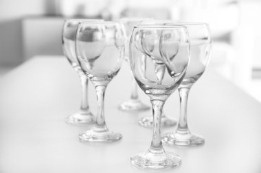 Kadehlerin iç arka plan üzerinde