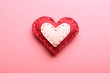 Tekstil Sevgililer kalp