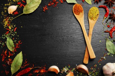 Baharat çerçeve ahşap tablo