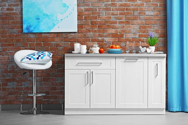 Muebles de cocina modernos — Foto de Stock