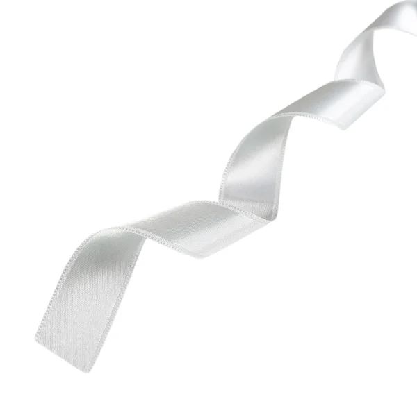 Curled ribbon, isolated — Stock Photo, Image