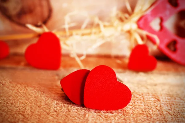 Group of love hearts — Stock Photo, Image