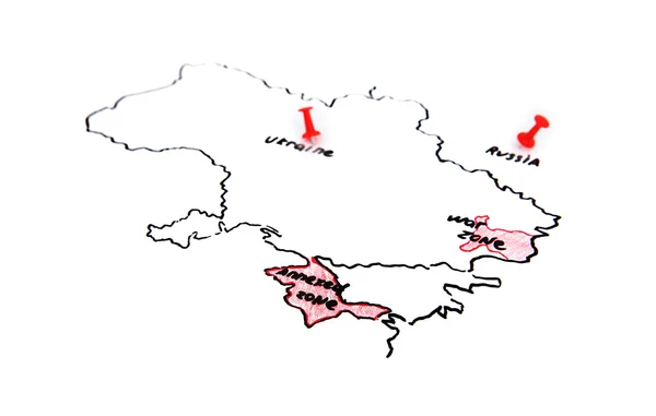 Concepto de conflicto territorial —  Fotos de Stock