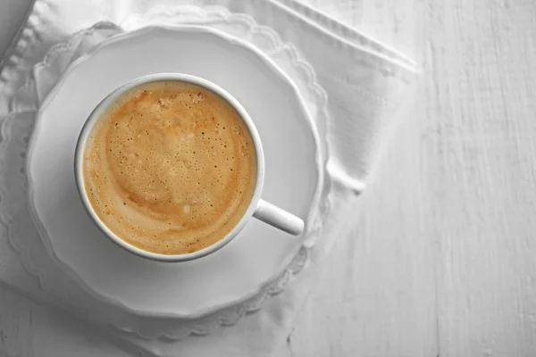 Kopje koffie met schuim — Stockfoto