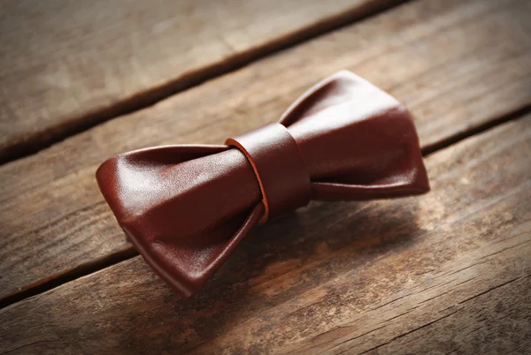 Кожаный галстук — стоковое фото