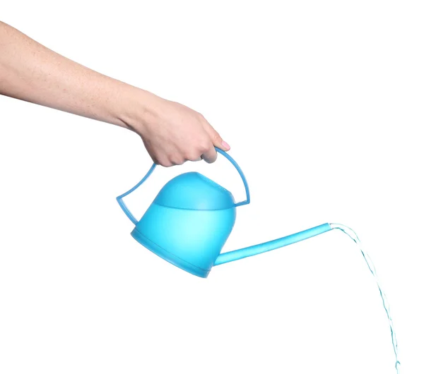 Pouring from watering can — Stock Photo, Image