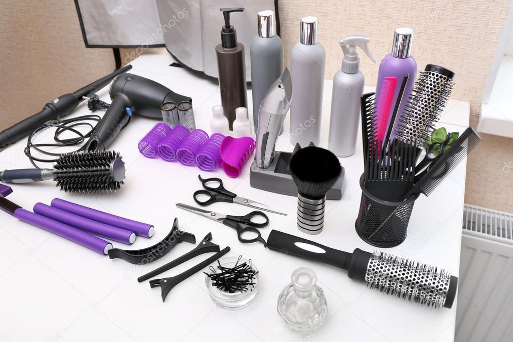 Professional hairdresser tools 