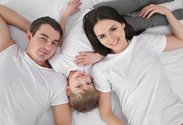 Portrait of happy family — Stock Photo, Image