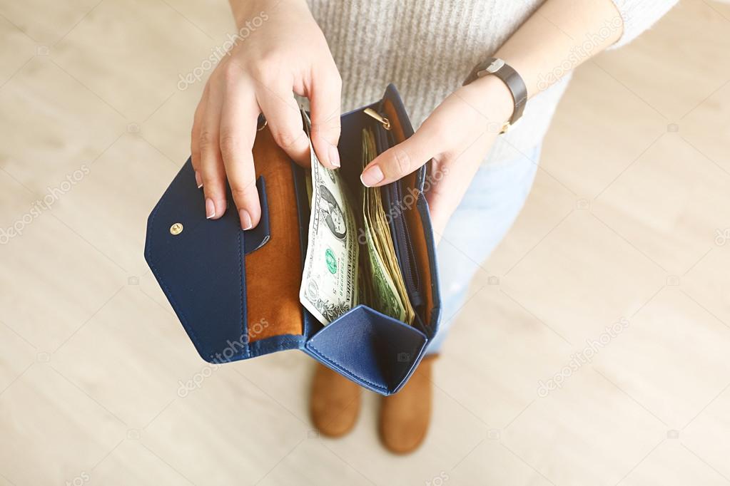 wallet full of money