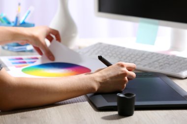 El çizimi Grafik Tablet