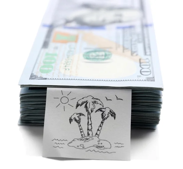 Pack of American dollars — Stock Photo, Image