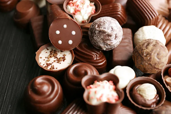 Deliciosos dulces de chocolate — Foto de Stock