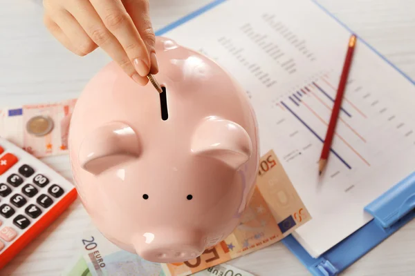 Pénzügyi megtakarítások koncepció — Stock Fotó