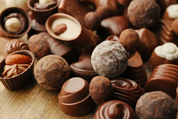 Delicious chocolate candies — Stock Photo, Image