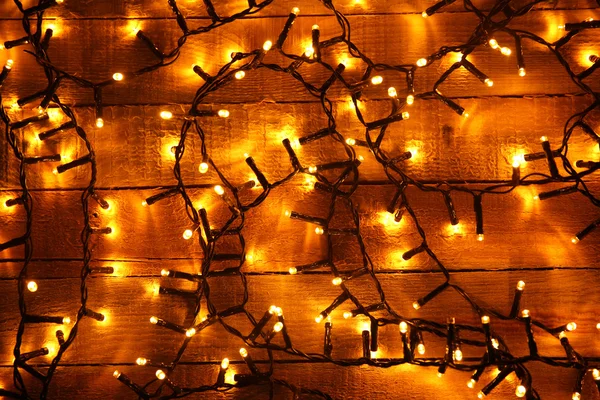 Elektrische Kerstmis garland — Stockfoto