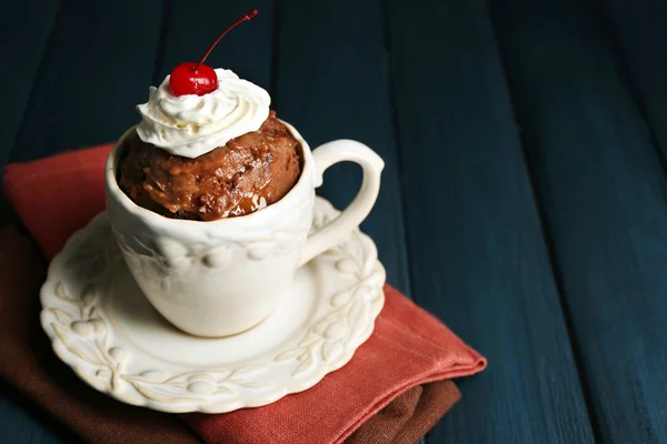 Ciasto czekoladowe kubek — Zdjęcie stockowe