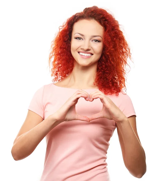 Mujer joven pelirroja — Foto de Stock