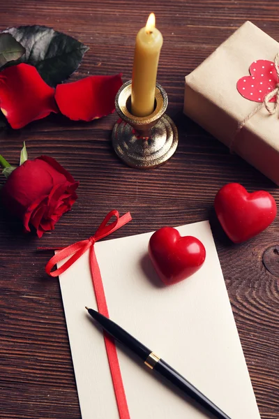 Tarjeta de regalo para San Valentín —  Fotos de Stock