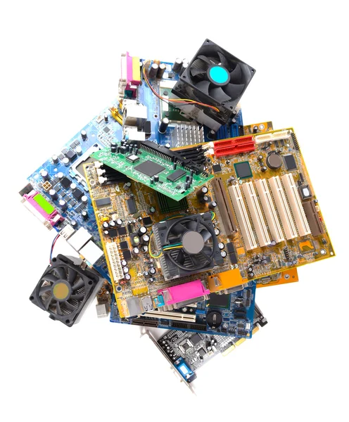 Computer motherboards close up — Stock Photo, Image